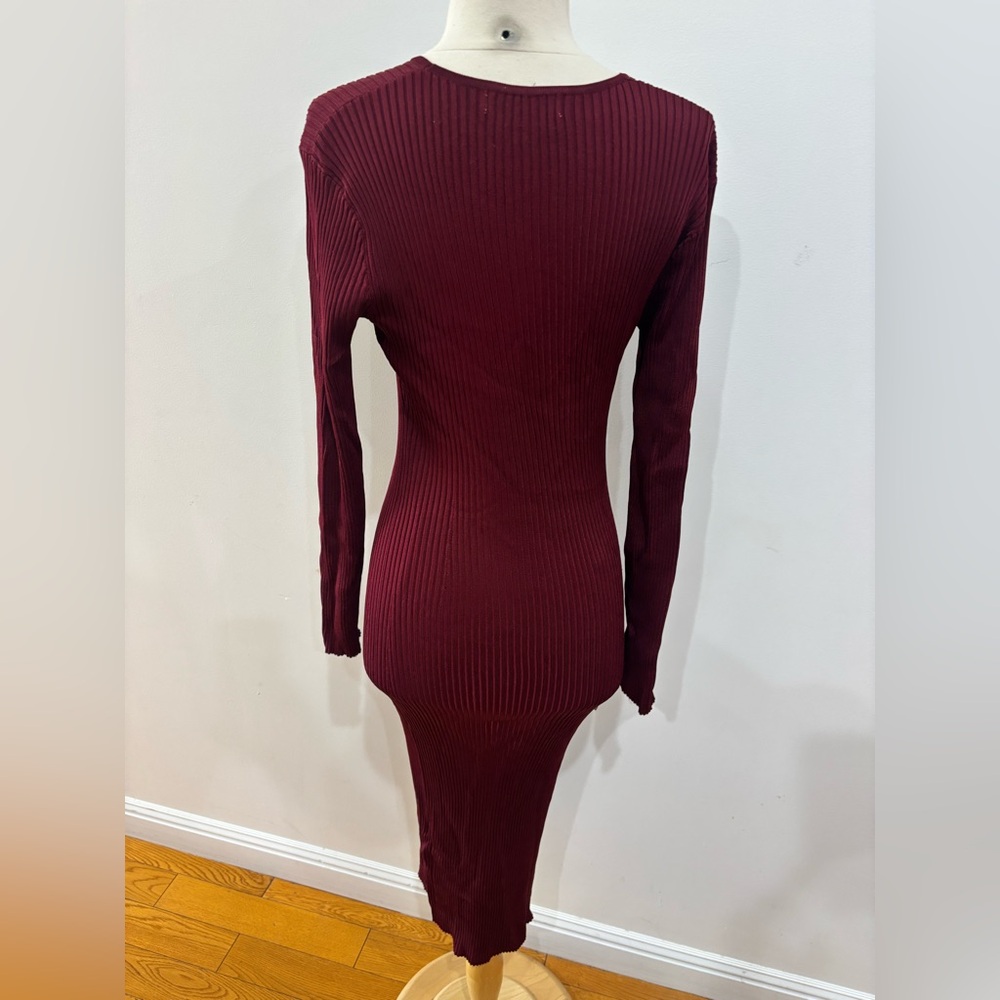 Adam Lippes x RTR Geo Knit Midi Dress, Size: L - Picture 10 of 14
